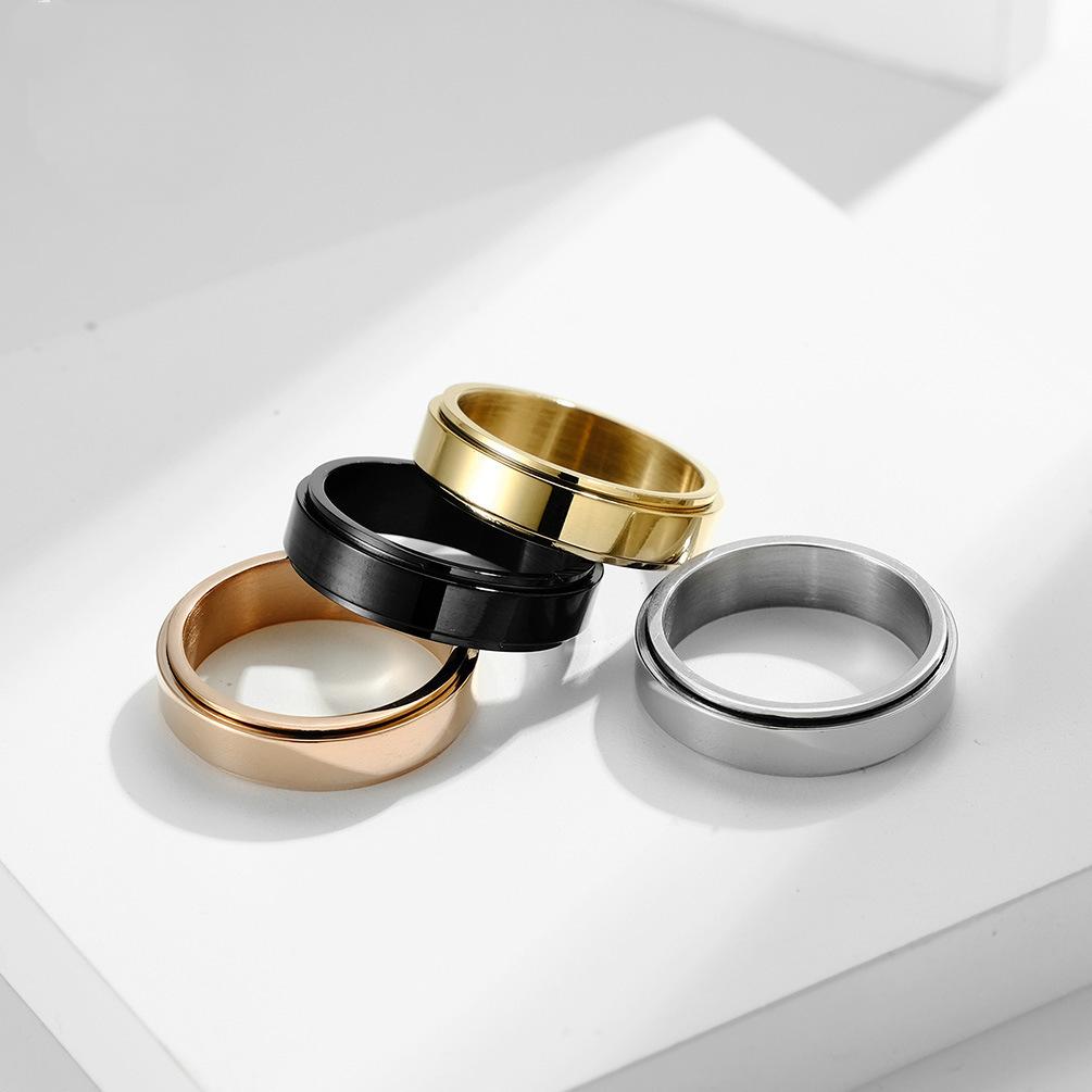 Blank Stainless Steel Polished Spinner Ring