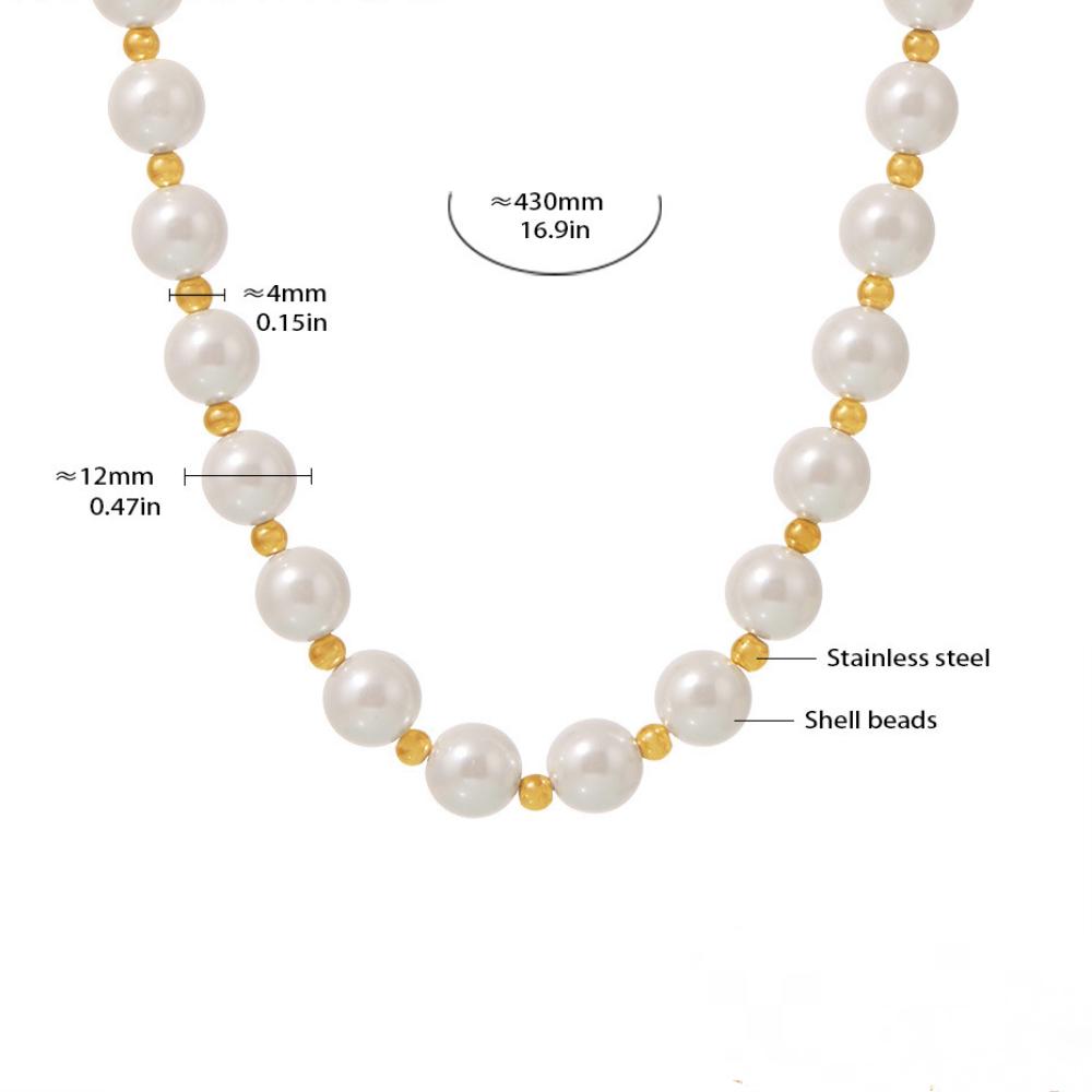 Imitation Separated Pearl Necklace