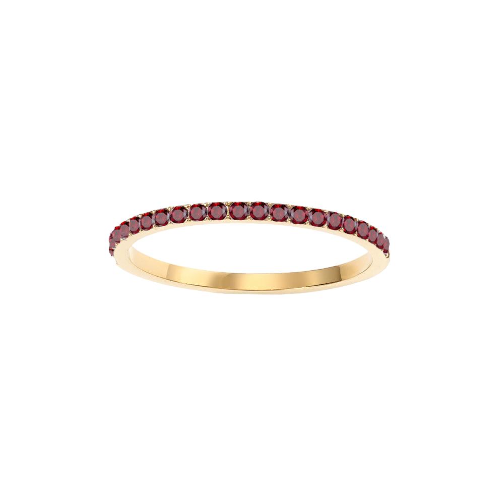 Stacking Stainless Steel Birthstone Ring