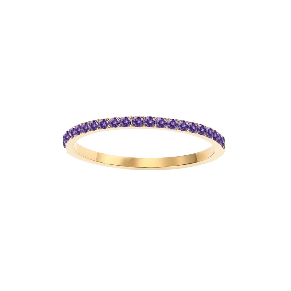 Stacking Stainless Steel Birthstone Ring