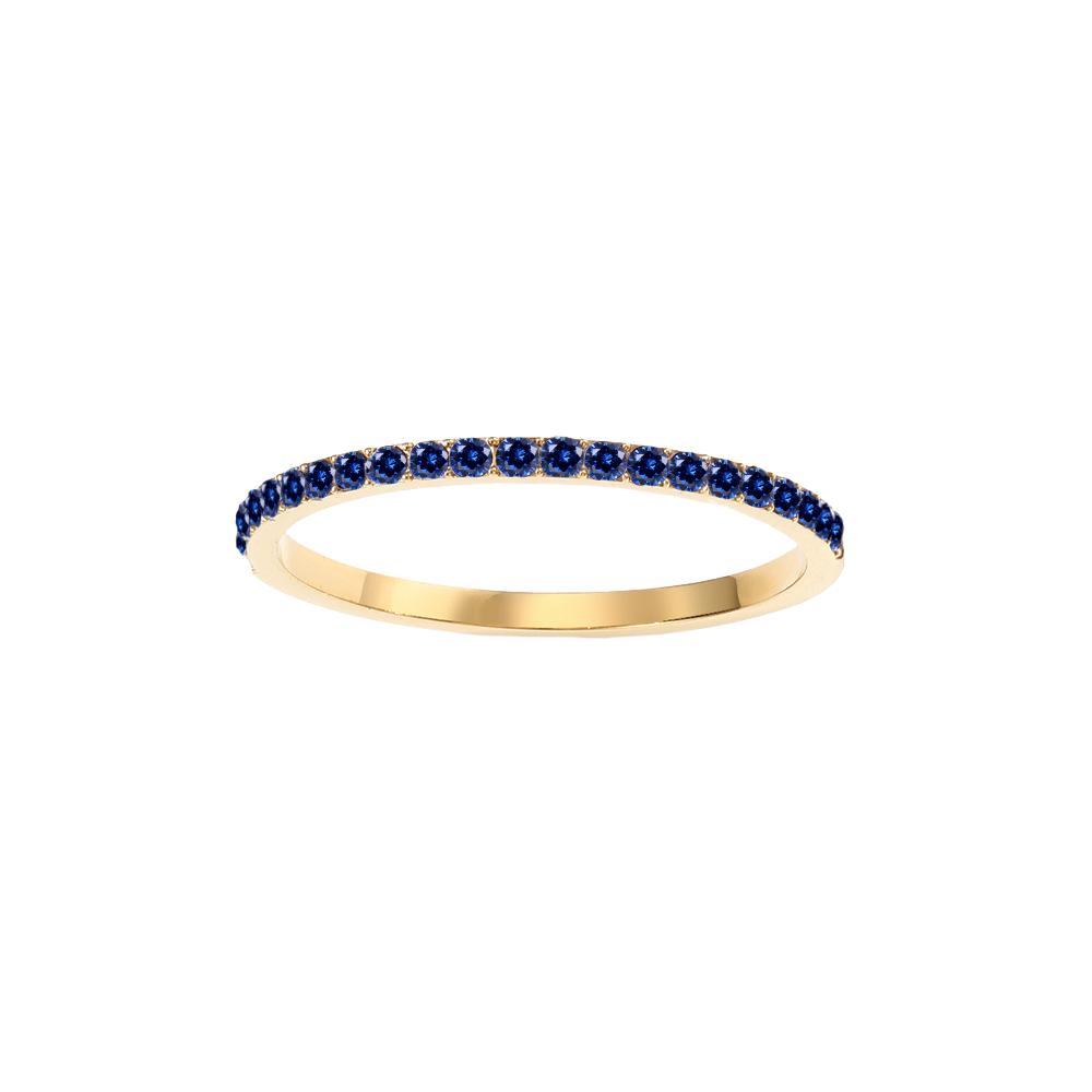 Stacking Stainless Steel Birthstone Ring