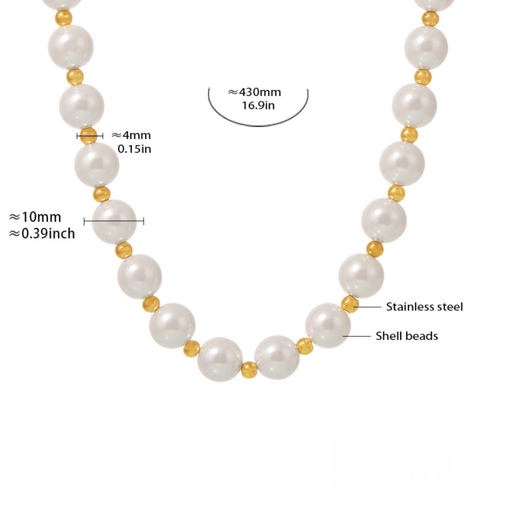 Imitation Separated Pearl Necklace