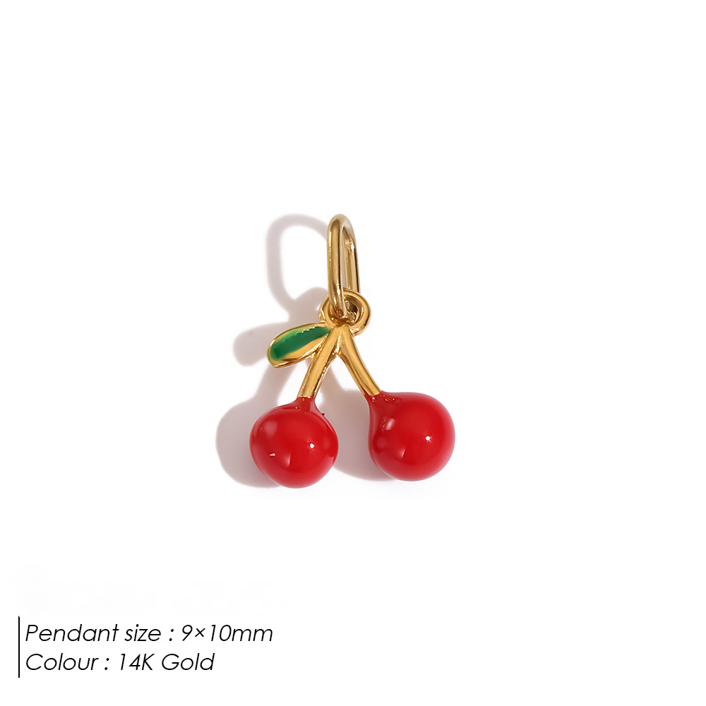 Stainless Steel Fruit Series DIY Pendant