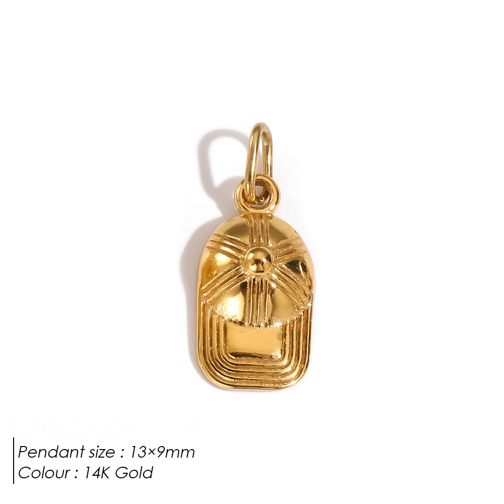 Stainless Steel Shoe and Hat Pendant