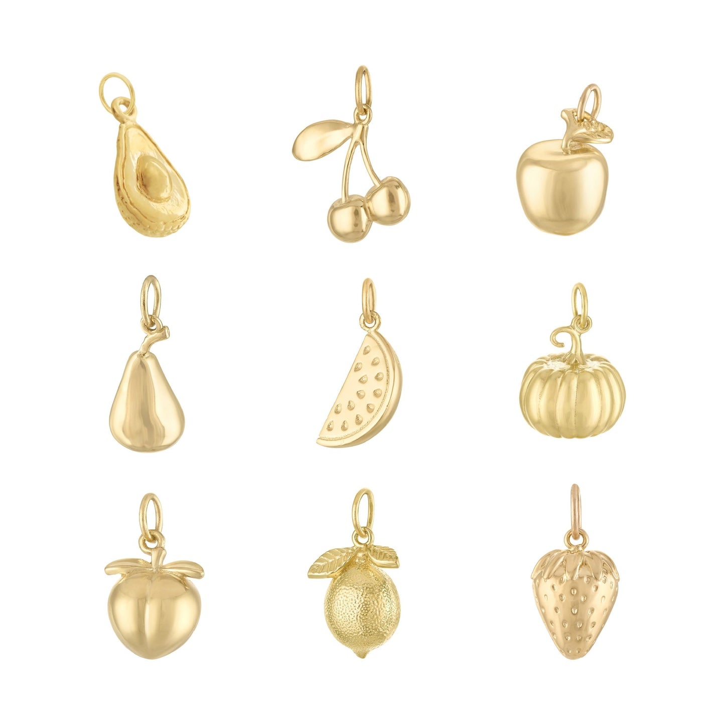 Stainless Steel Fruit Series Pendant