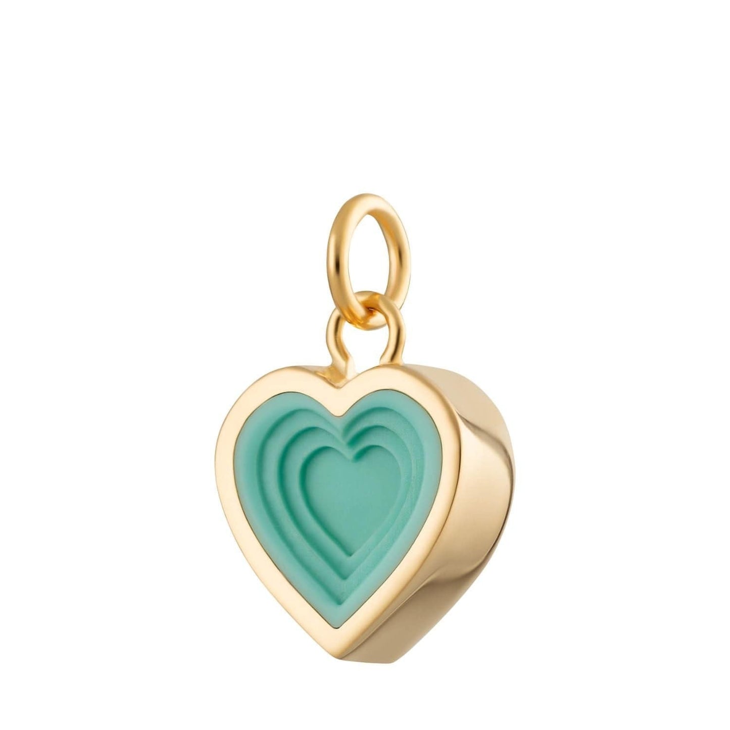 Stainless Steel Biscuit Lightning Heart Pendant