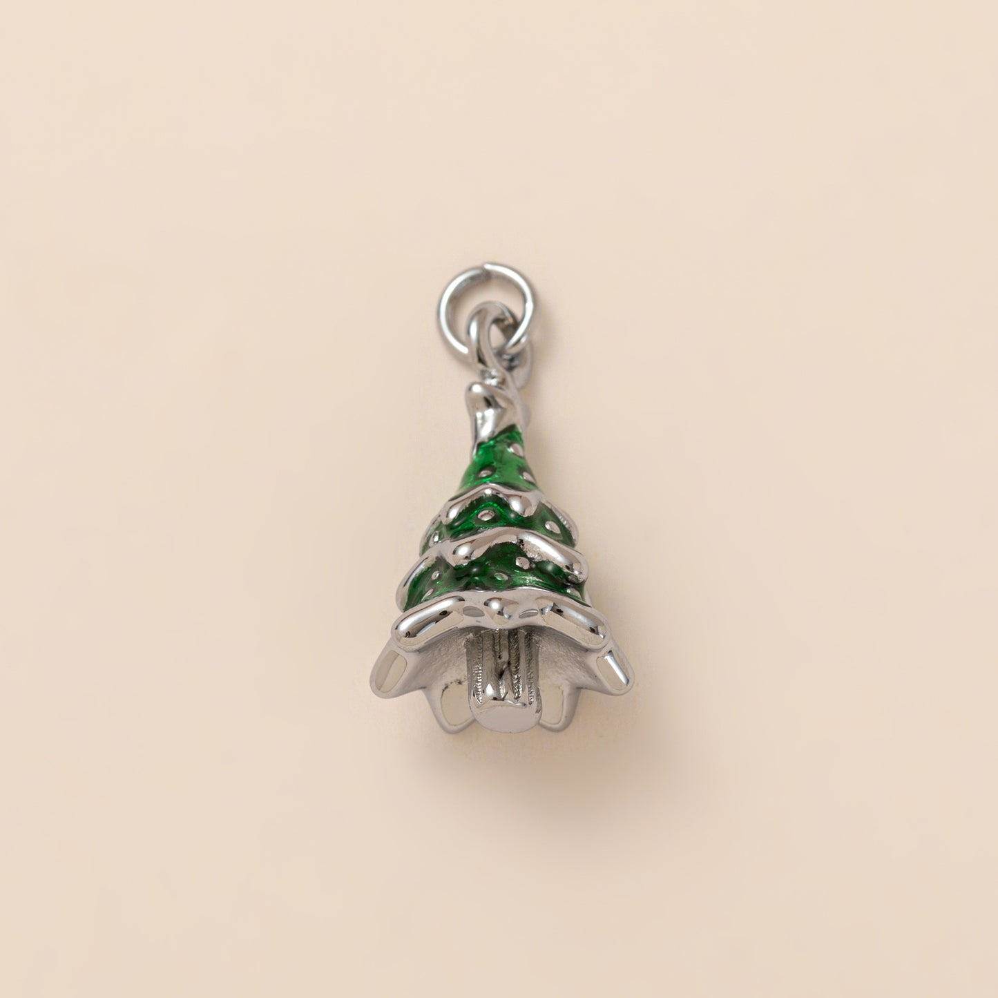 Stainless Steel Crown French Fries Bundle Tree Pendant
