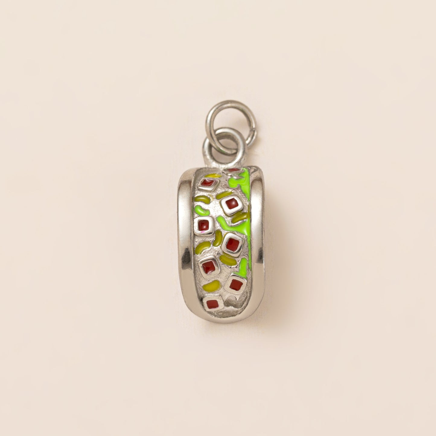 Stainless Steel Crown French Fries Bundle Tree Pendant