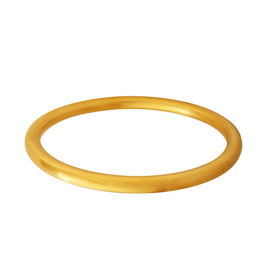 Minimalist Polished Stainless Steel Cuff Bracelet