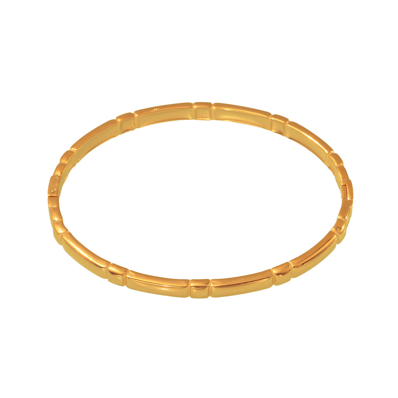 Fine Check Stainless Steel Bracelet