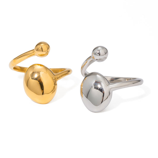Stainless Steel Round Open Ring
