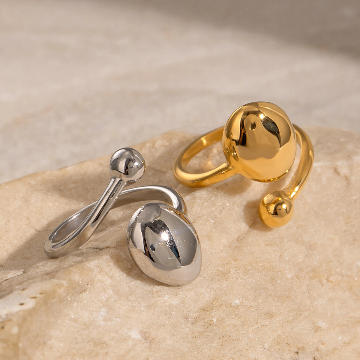 Stainless Steel Round Open Ring