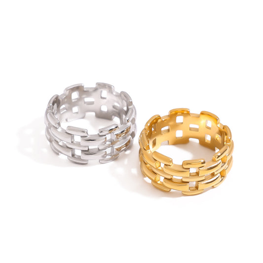 Stainless Steel Watchband Band Ring