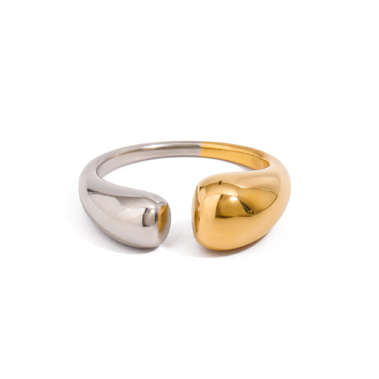 European and American Style Stainless Steel Geometric Ring