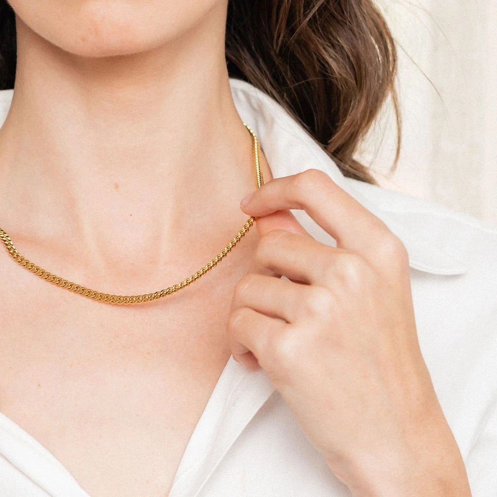 Stainless Steel 18K Gold PVD Layered Necklace