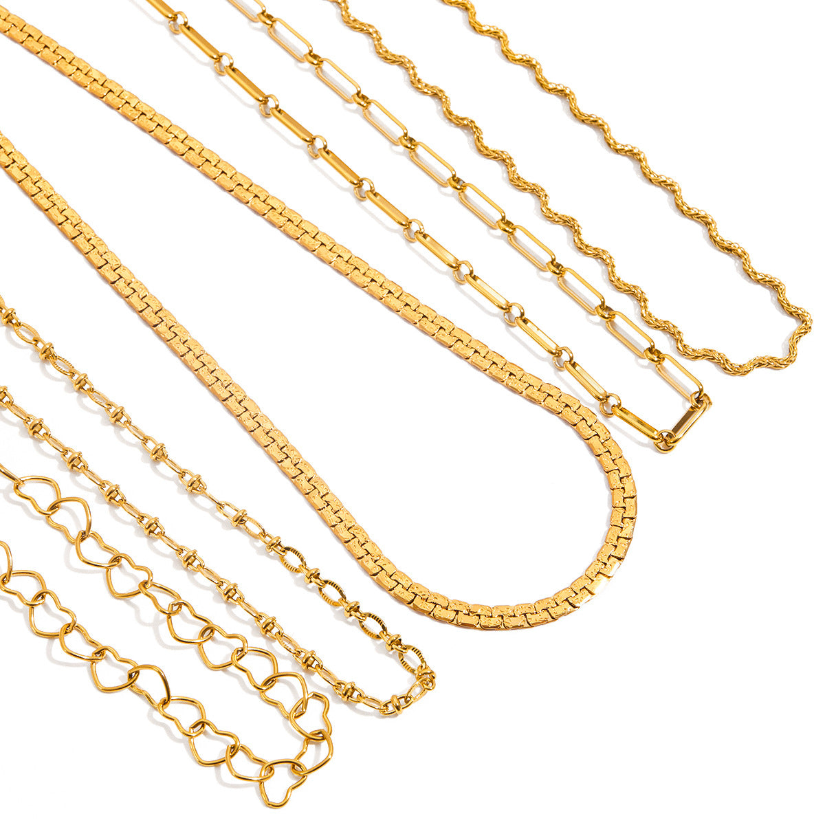 Stainless Steel Snake Chain Choker Necklace