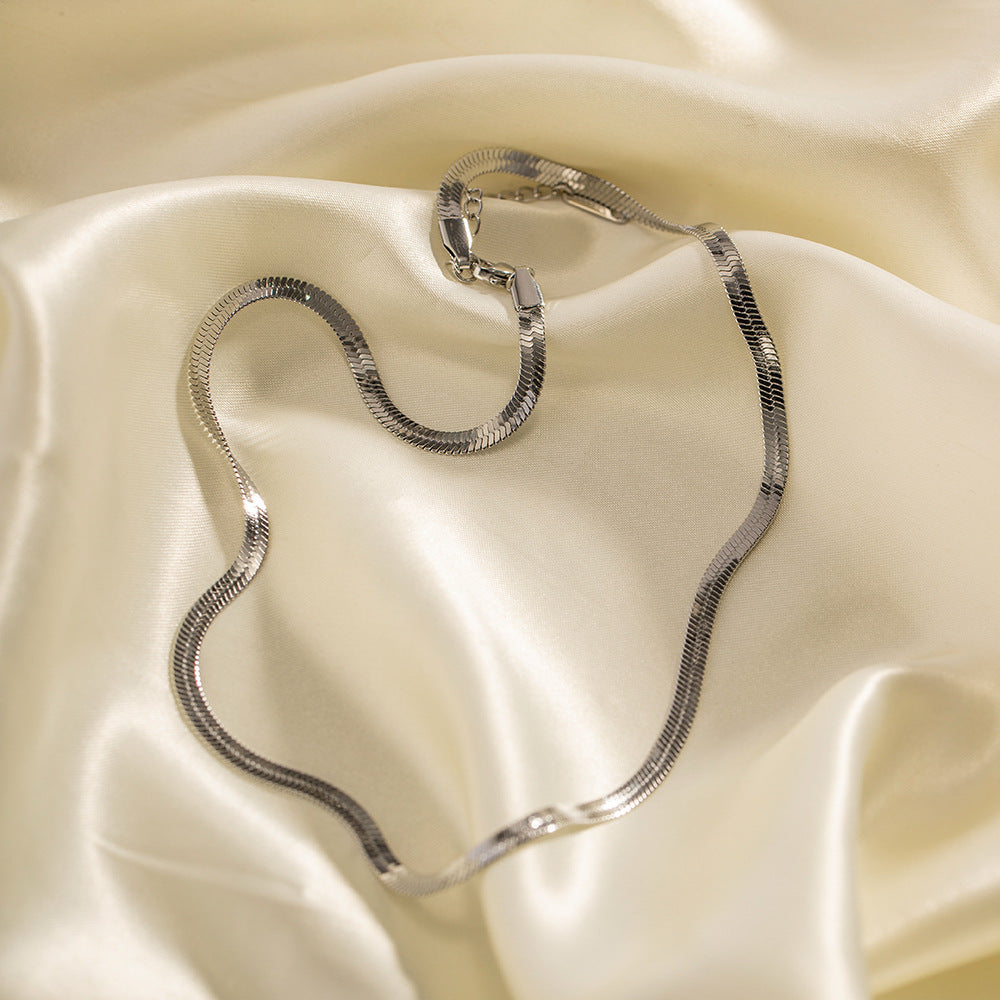 Stainless Steel Snake Chain Necklace