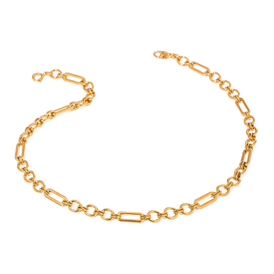 Stainless Steel Thick Chain Choker Necklace