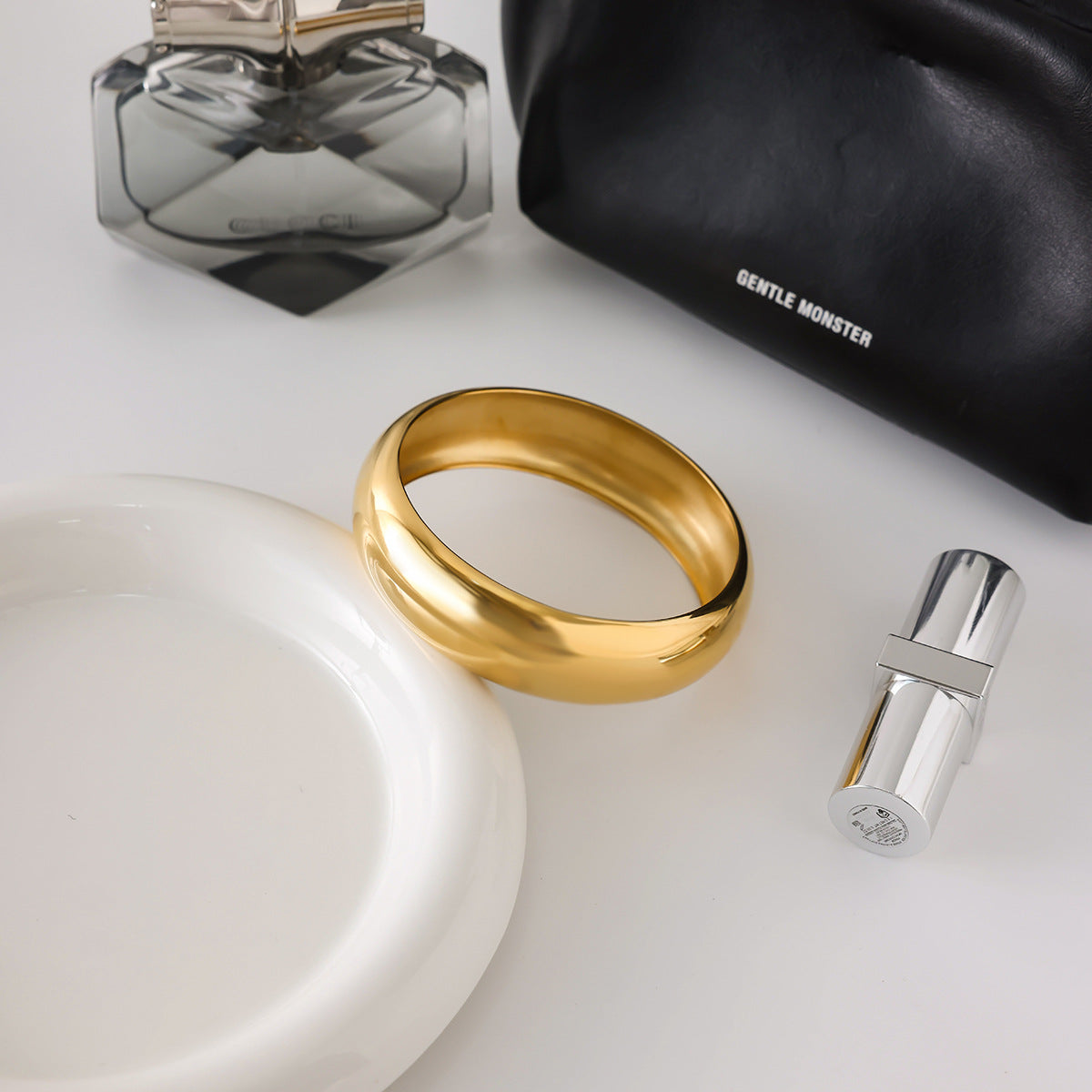 Stainless Steel Band Plain Ring Bangle