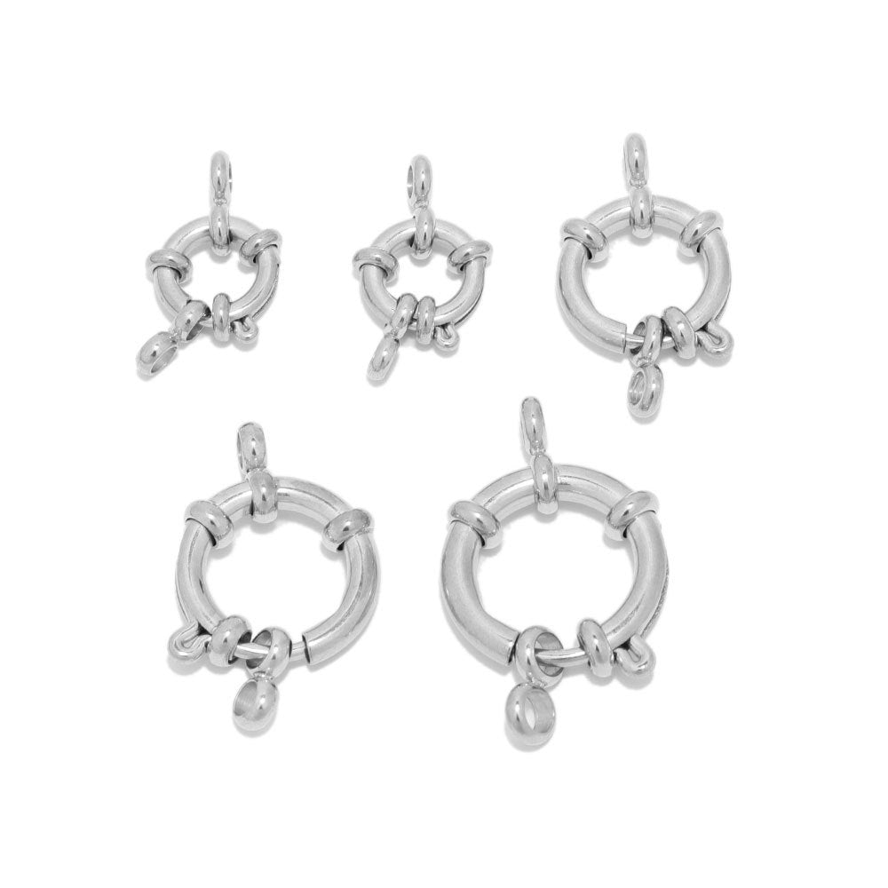 4 Pack Stainless Steel 18K Gold PVD Spring Clasp