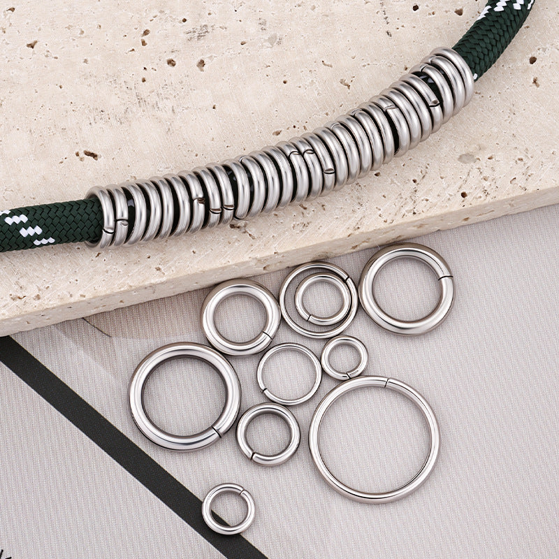 200 Pack Stainless Steel Seamless Jump Rings