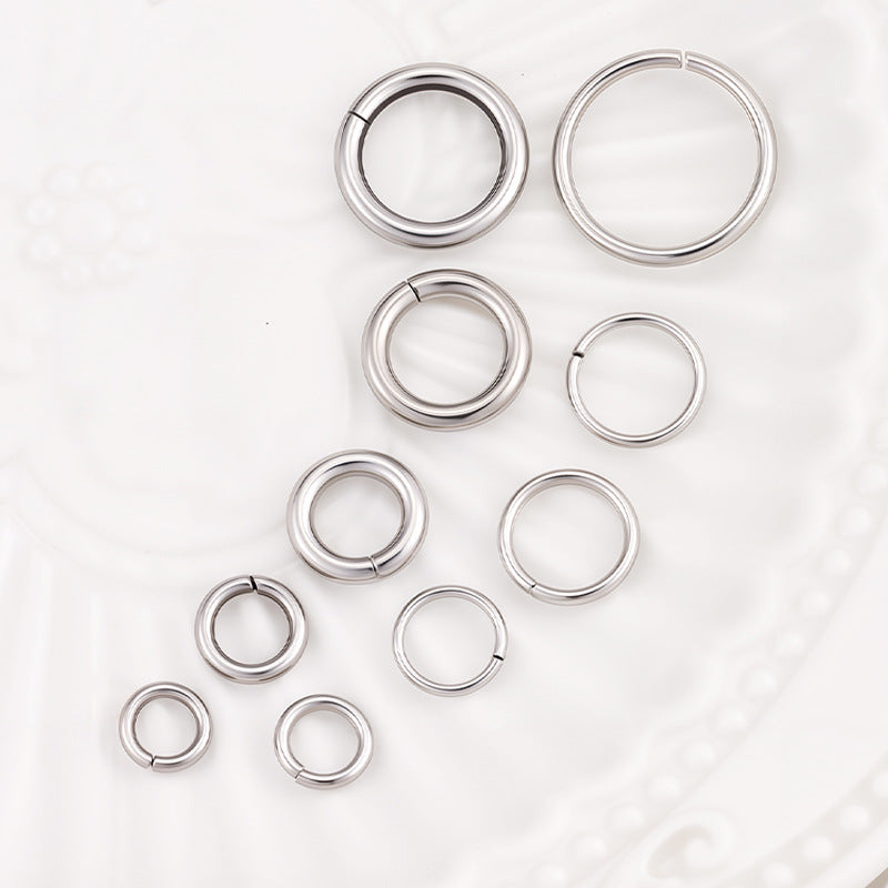 200 Pack Stainless Steel Seamless Jump Rings