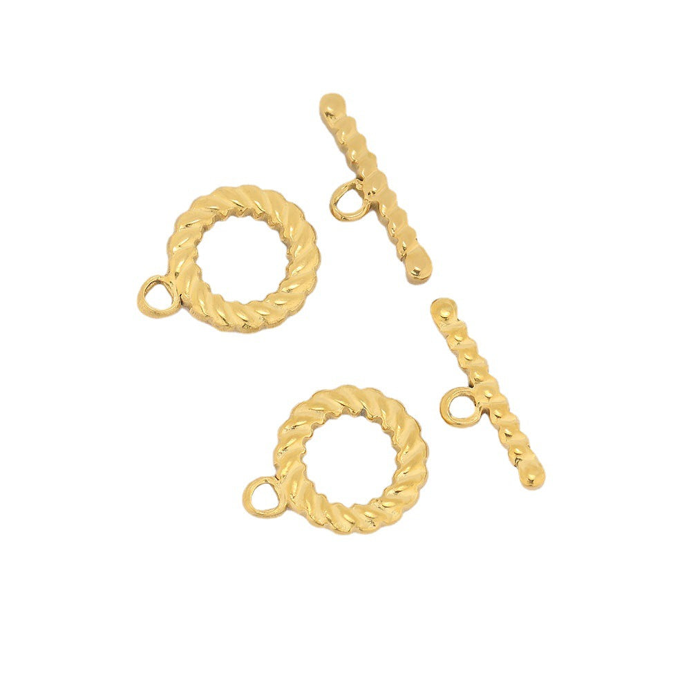 4 Pack Stainless Steel Rope Toggle Clasp