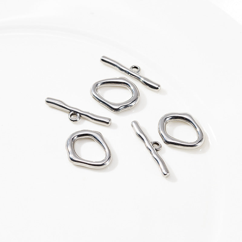 Stainless Steel Special-shaped Toggle Clasp