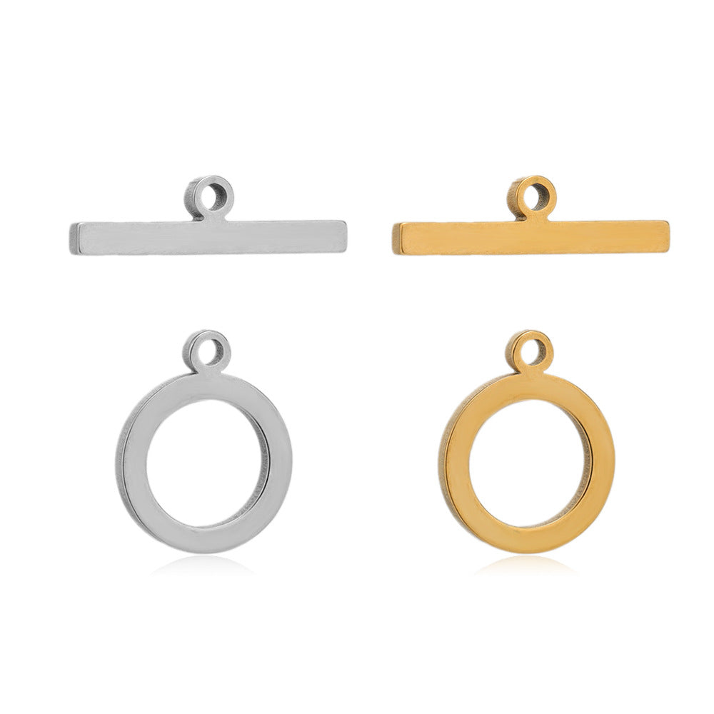 Stainless Steel Toggle Clasp - 5 Pack
