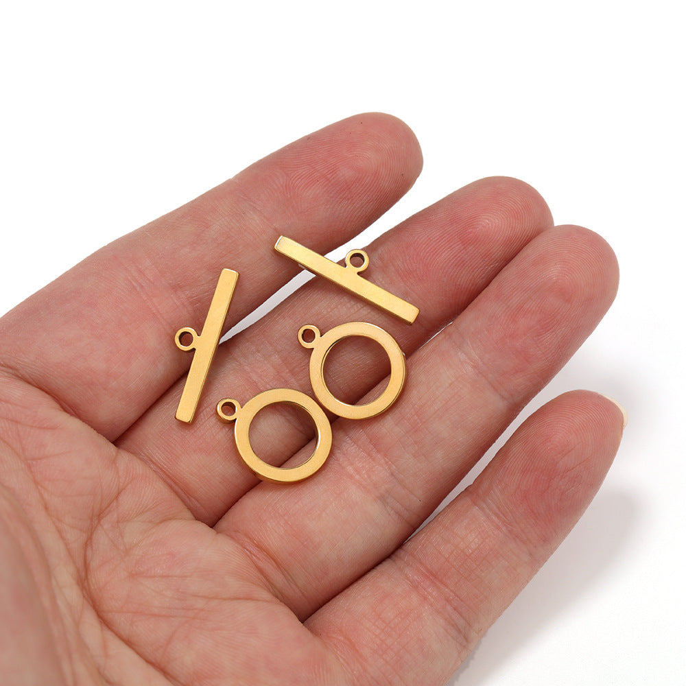 Stainless Steel Toggle Clasp - 5 Pack
