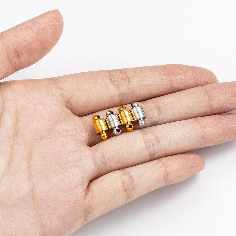 Stainless Steel Cylindrical Magnetic Clasp