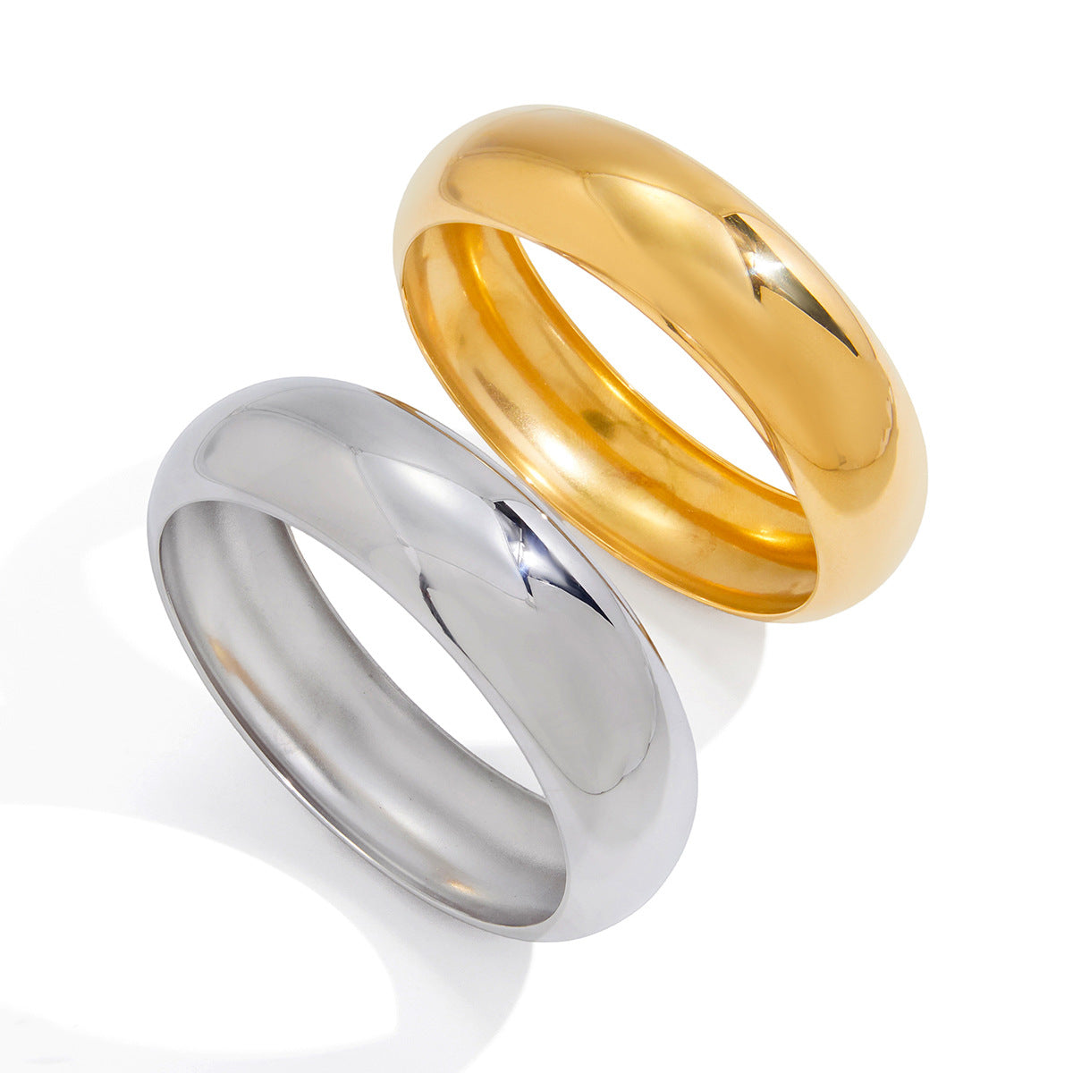 18K Gold PVD Stainless Steel Loach-shaped Bracelet