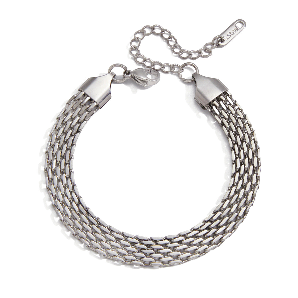 Stainless Steel Cuban Chain Bracelet