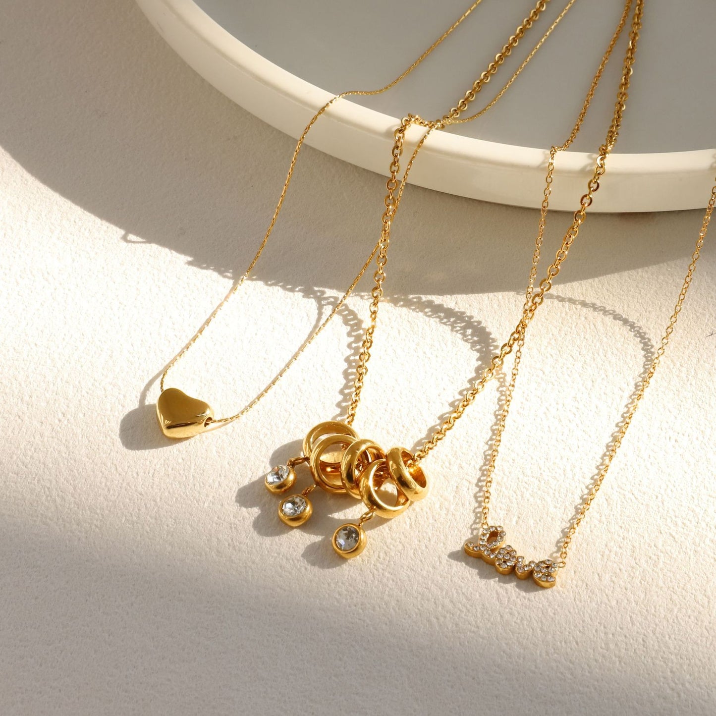 Stainless Steel Valentine's Day Clavicle Necklace