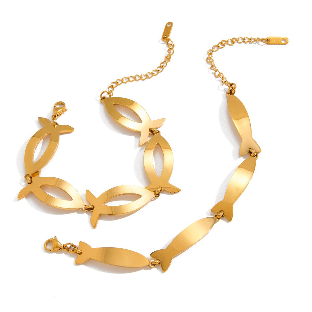 Stainless Steel Fish Chain Bracelet