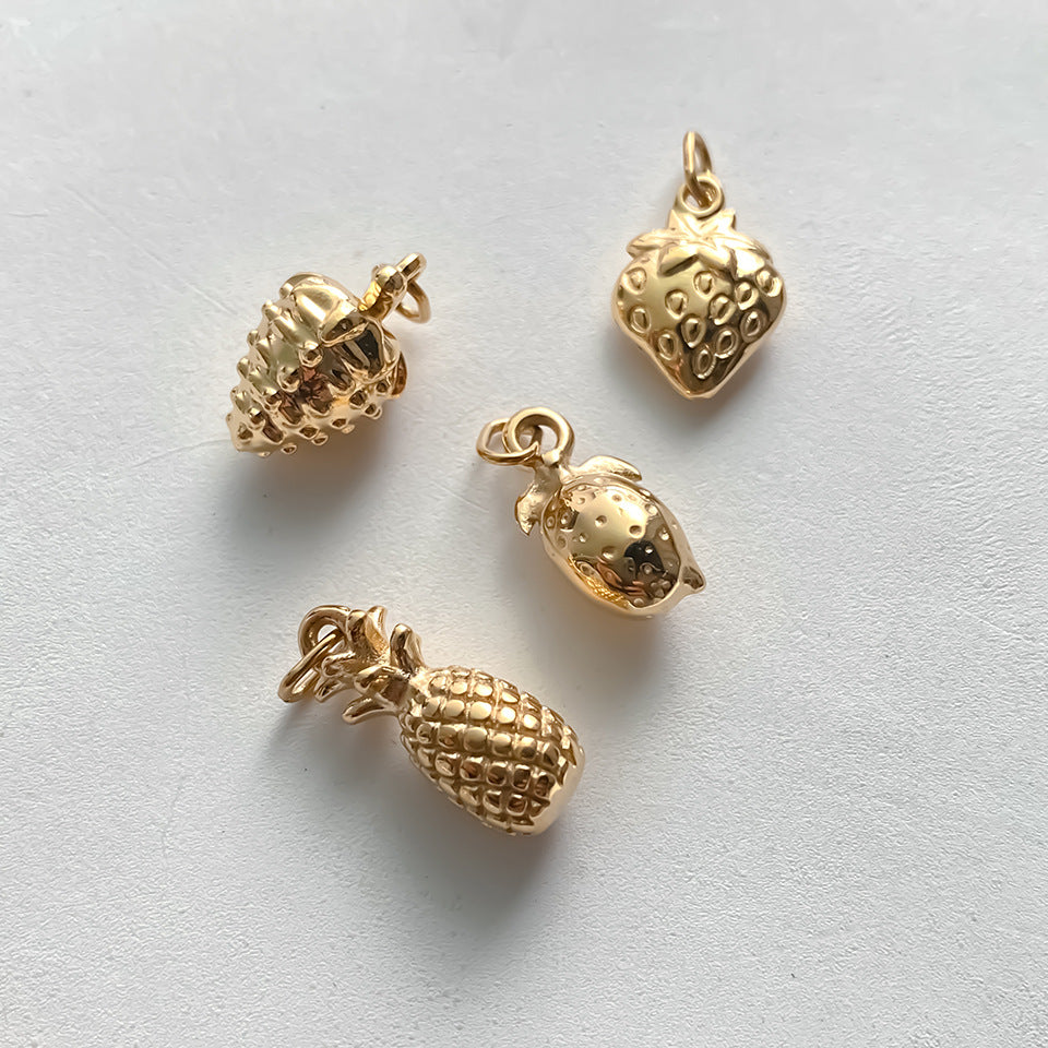 Stainless Steel Fruit Series DIY Pendant