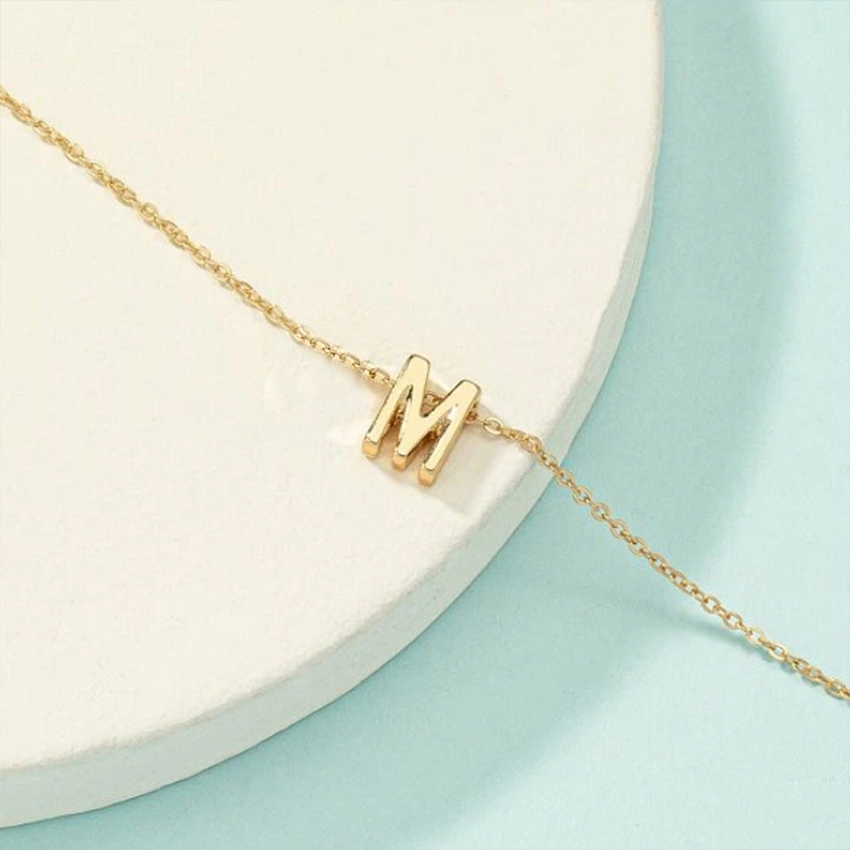 Stainless Steel 26-letter DIY Bracelet