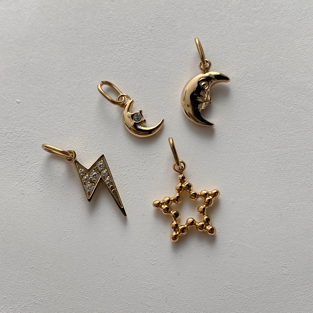 Stainless Steel Weather Sun and Star Pendant
