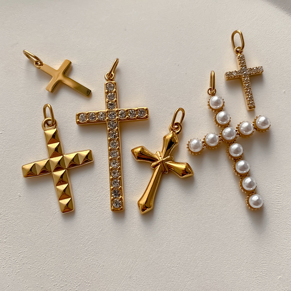 Stainless Steel Cross Series Pendant