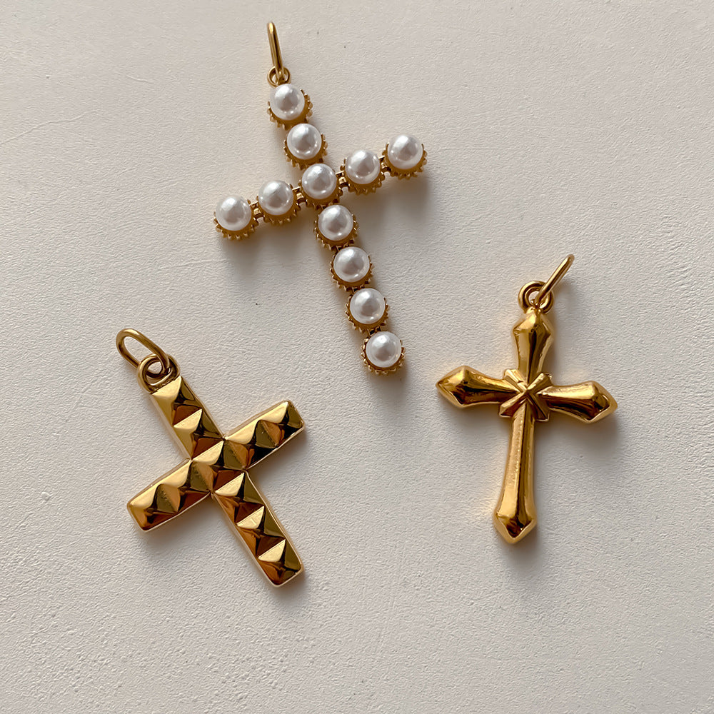 Stainless Steel Cross Series Pendant