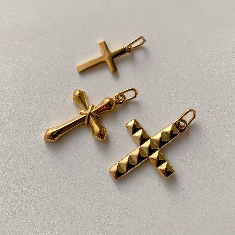 Stainless Steel Cross Series Pendant