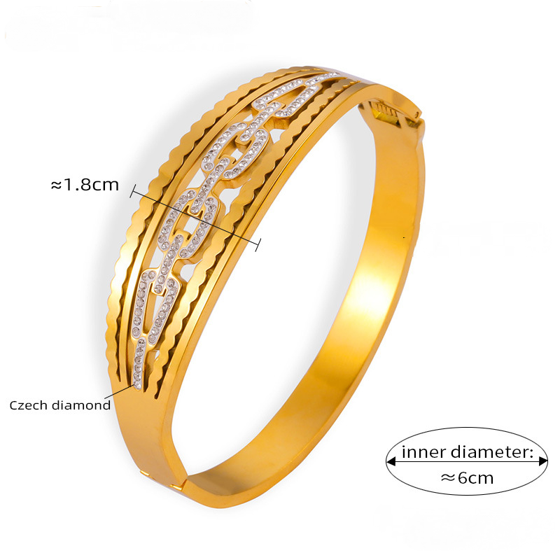 Unique Asymmetrical Design Bangle Bracelet
