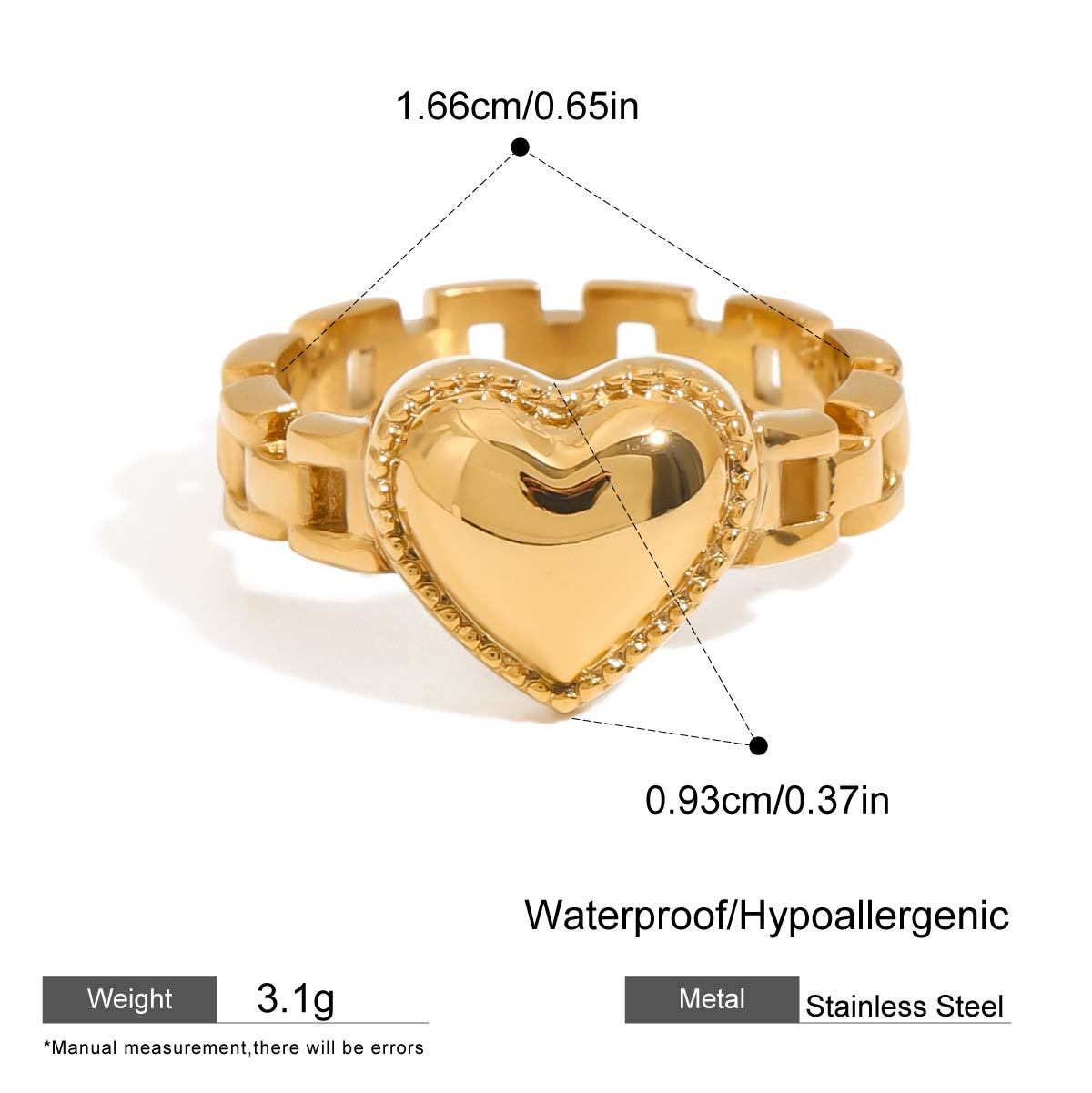 Stainless Steel Band Series Ring Collection