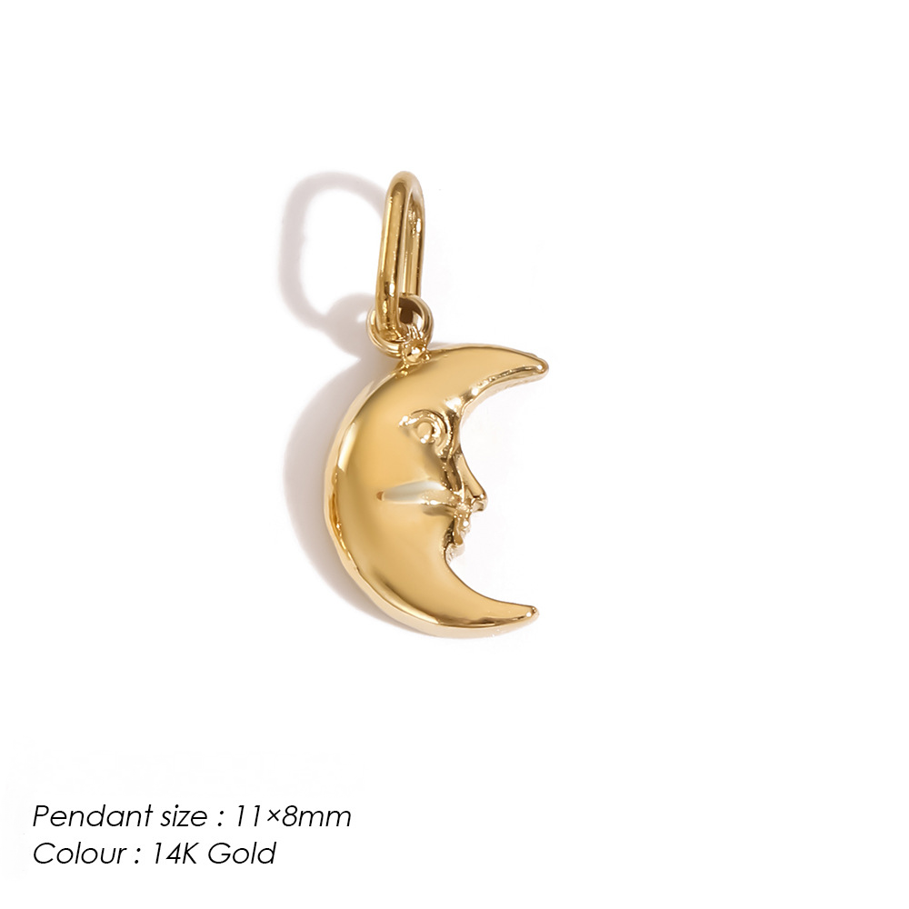 Stainless Steel Weather Sun and Star Pendant