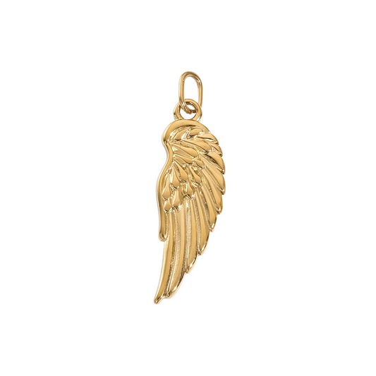 Stainless Steel Double-layered Wing Single-hole Pendant