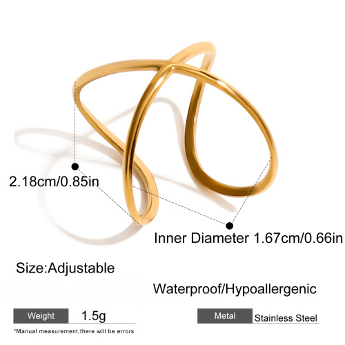 Stainless Steel Exaggerated Design Ring