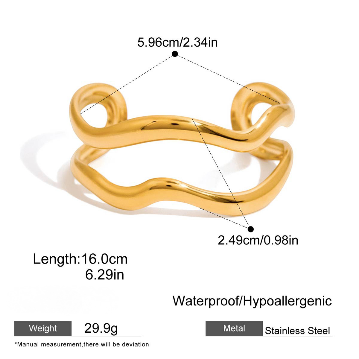 Stainless Steel OT Buckle Bracelet