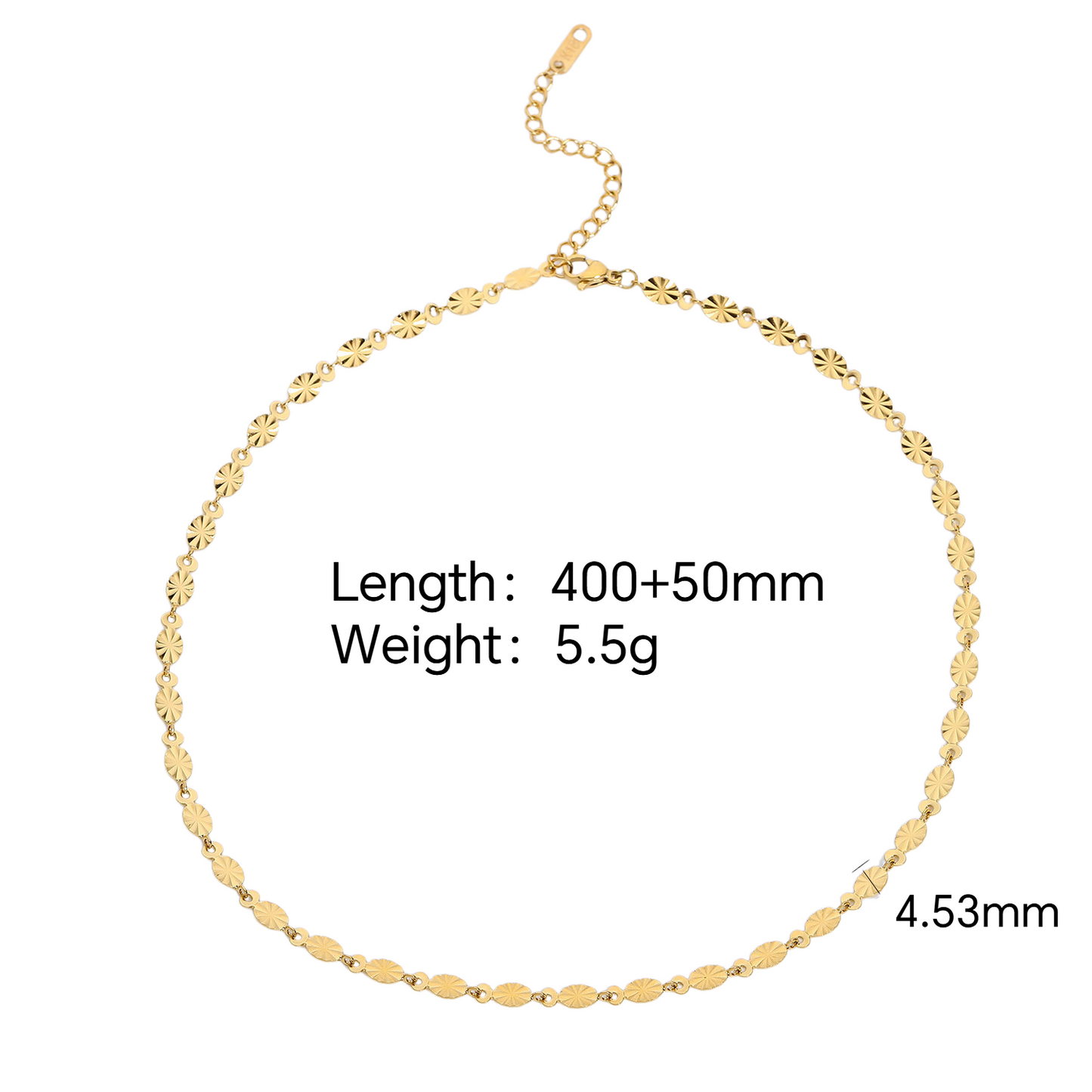 Stainless Steel Cuban Chain Necklace Collection