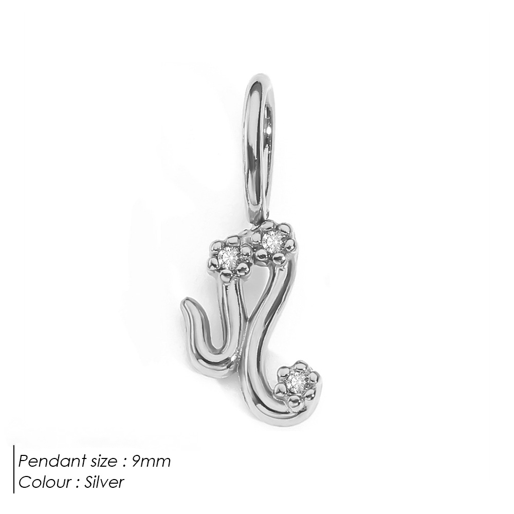 Stainless Steel Diamond-encrusted Constellation Necklace Pendant