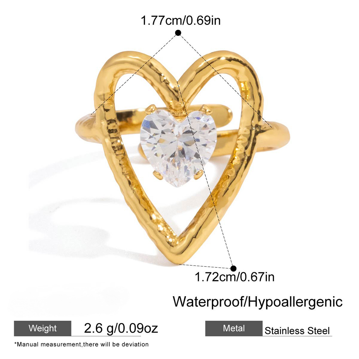 Stainless Steel Valentine's Day Jewelry Set